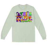 Matcha trick or treat gnome Long Sleeve Tee - CowGirlArtShop