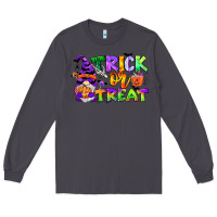 Smoke trick or treat gnome Long Sleeve Tee - CowGirlArtShop