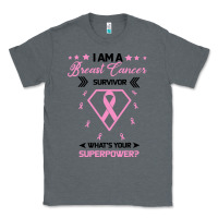 Charcoal Heather I am a Breast Cancer Survivor What is Your Superpower Classic Tee - Bettercallsaul