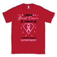 Red I am a Breast Cancer Survivor What is Your Superpower Classic Tee - Bettercallsaul
