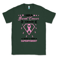 Sports Green I am a Breast Cancer Survivor What is Your Superpower Classic Tee - Bettercallsaul