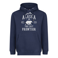 Alaska The Last Frontier Heavyweight Hoodie | Teevron
