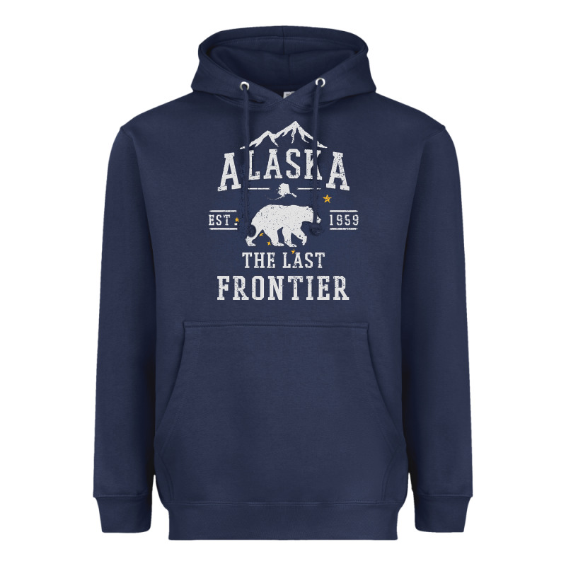 Alaska The Last Frontier Heavyweight Hoodie by lanVoArt | Teevron