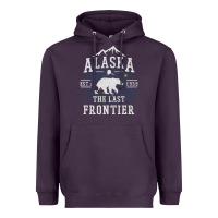Plum Alaska The Last Frontier Heavyweight Hoodie - lanVoArt
