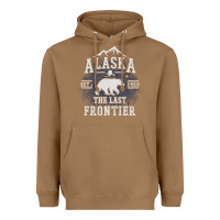 Toasted Coconut Alaska The Last Frontier Heavyweight Hoodie - lanVoArt