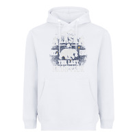 White Alaska The Last Frontier Heavyweight Hoodie - lanVoArt