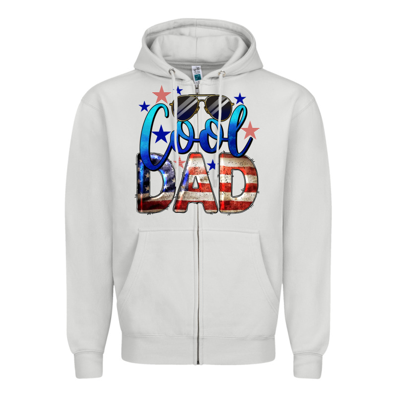 Cool American Dad 4th Of July Zipper Hoodie by LillyAllenDesigns | Teevron
