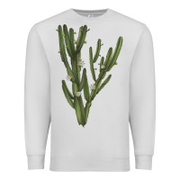 Dove Grey cereus jamacaru Premium Sweatshirt - LillyAllenDesigns