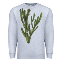 Heather Grey cereus jamacaru Premium Sweatshirt - LillyAllenDesigns