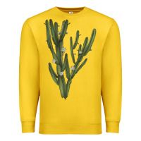 Lemon cereus jamacaru Premium Sweatshirt - LillyAllenDesigns
