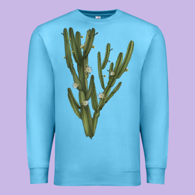 Cereus Jamacaru Premium Sweatshirt Designed By Lillyallendesigns