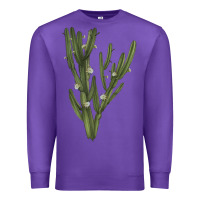 Purple cereus jamacaru Premium Sweatshirt - LillyAllenDesigns