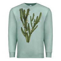 Seafoam cereus jamacaru Premium Sweatshirt - LillyAllenDesigns