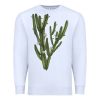White cereus jamacaru Premium Sweatshirt - LillyAllenDesigns