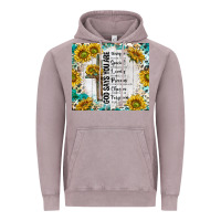 Vintage Zinc god says you are with sunflower Vintage Hoodie - TumblerDesignByShophia