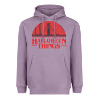 Lavender Halloween Things Strange Halloween Heavyweight Hoodie - lanVoArt