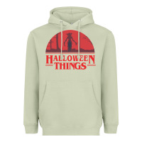 Matcha Halloween Things Strange Halloween Heavyweight Hoodie - lanVoArt