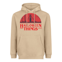 Mushroom Halloween Things Strange Halloween Heavyweight Hoodie - lanVoArt
