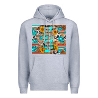 Heather Grey western nana Premium Hoodie - RanaPortraitStore
