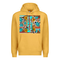 Mustard western nana Premium Hoodie - RanaPortraitStore