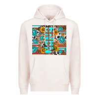 Pale Pink western nana Premium Hoodie - RanaPortraitStore