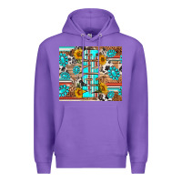 Purple western nana Premium Hoodie - RanaPortraitStore