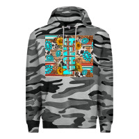 Slate Camo western nana Premium Hoodie - RanaPortraitStore