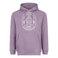 Lavender Breckenridge Colorado Bear Mountains Trees Hiking Heavyweight Hoodie - lanVoArt