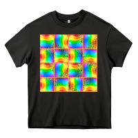 Asphalt Pride lgbtq flag and leopard with glitter seamless Heavy Core Tee - BundleAndBundleShop