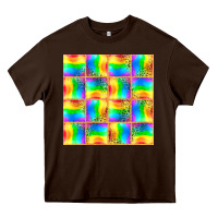 Chocolate Brown Pride lgbtq flag and leopard with glitter seamless Heavy Core Tee - BundleAndBundleShop