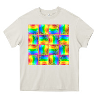 Cream Pride lgbtq flag and leopard with glitter seamless Heavy Core Tee - BundleAndBundleShop