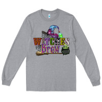 Heather Grey witches brew Long Sleeve Tee - CowGirlArtShop
