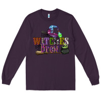 Plum witches brew Long Sleeve Tee - CowGirlArtShop