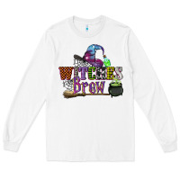 White witches brew Long Sleeve Tee - CowGirlArtShop