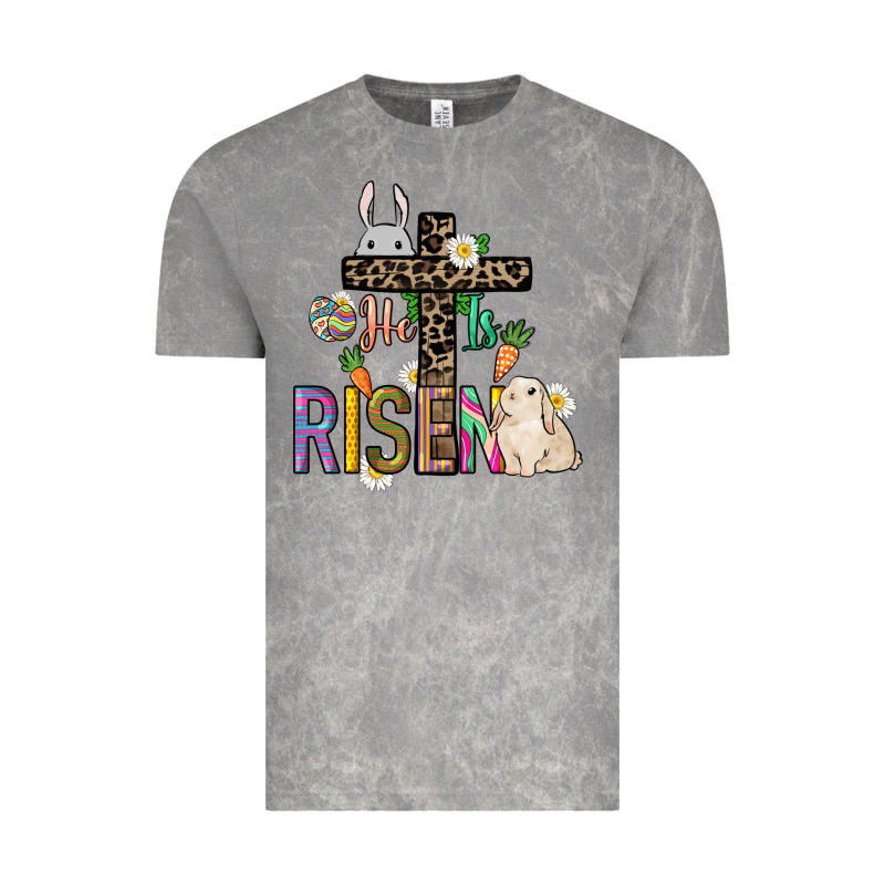 He Is Risen Easter Vintage Tee by NancyCooperArtShop | Teevron