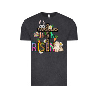 Vintage Black He is risen Easter Vintage Tee - NancyCooperArtShop