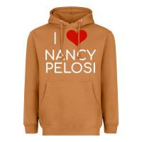 Meerkat Limited Edition I Love Nancy Pelosi Heart Madam Speaker Democratic Pol Heavyweight Hoodie - lanVoArt