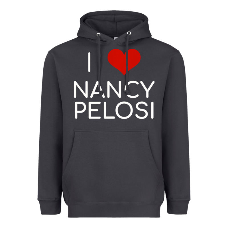 Limited Edition I Love Nancy Pelosi Heart Madam Speaker Democratic Pol Heavyweight Hoodie by lanVoArt | Teevron