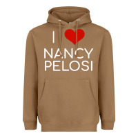 Toasted Coconut Limited Edition I Love Nancy Pelosi Heart Madam Speaker Democratic Pol Heavyweight Hoodie - lanVoArt