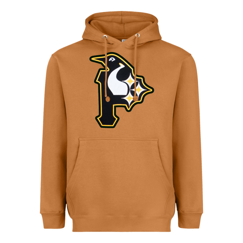 Pittsburgh Combined Sports Shirt And Sticker Heavyweight Hoodie by lanVoArt | Teevron