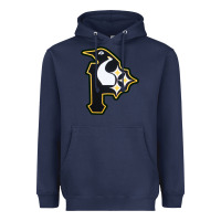 Navy pittsburgh combined sports shirt and sticker Heavyweight Hoodie - lanVoArt