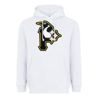 White pittsburgh combined sports shirt and sticker Heavyweight Hoodie - lanVoArt