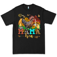 Black mama hen Premium Tee - LillyAllenDesigns