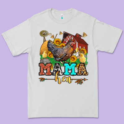 Mama Hen Premium Tee Designed By Lillyallendesigns