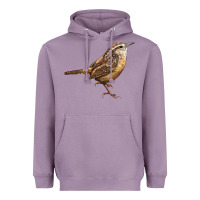 Lavender Ccarolina Wren Heavyweight Hoodie - LillyAllenDesigns