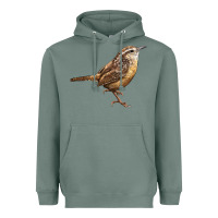 Sage Ccarolina Wren Heavyweight Hoodie - LillyAllenDesigns
