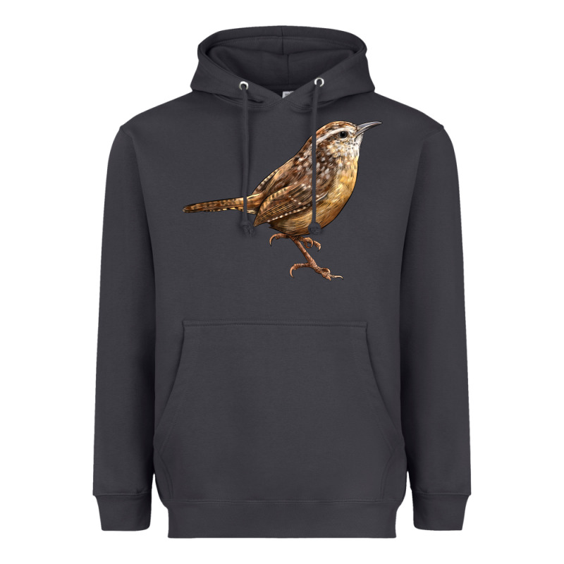 Ccarolina Wren Heavyweight Hoodie by LillyAllenDesigns | Teevron