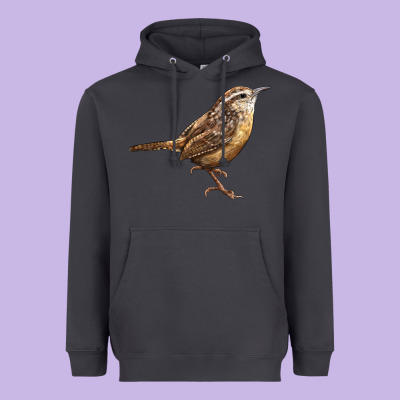 Ccarolina Wren Heavyweight Hoodie Designed By Lillyallendesigns