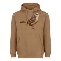 Toasted Coconut Ccarolina Wren Heavyweight Hoodie - LillyAllenDesigns
