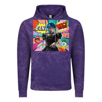 Cloud Purple pop art gothic girl Vintage Hoodie - TumblerDesignByShophia